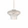 Lampe suspendue Art Déco en verre taillé