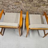 Paire de fauteuil scandinave 1960