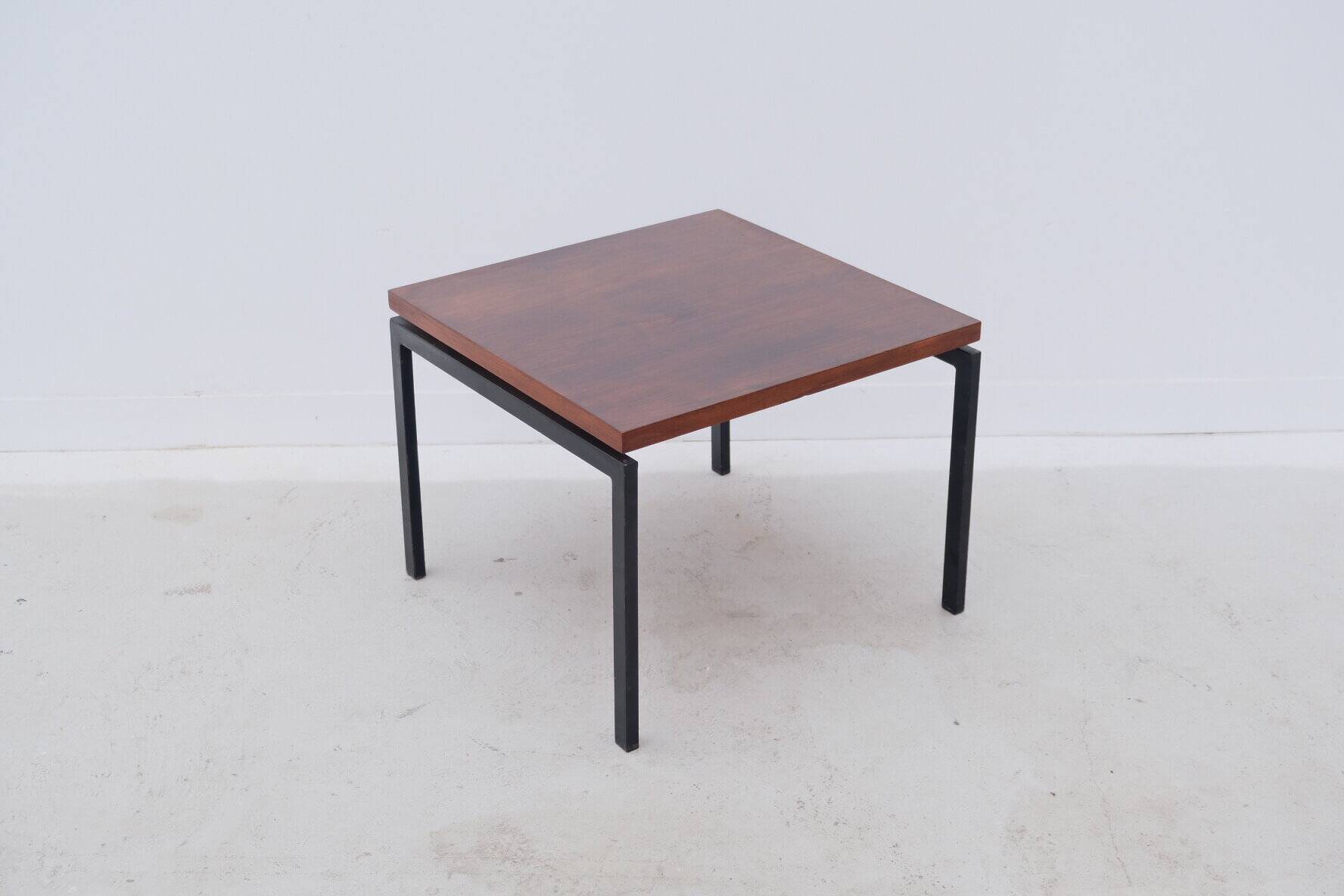 Teak and metal coffee table, Germany 1960