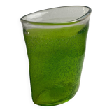 Vintage bubble glass vase