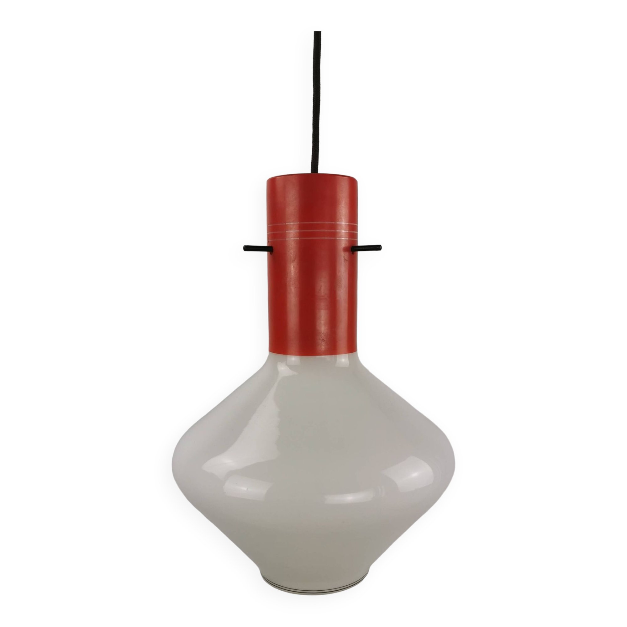 Italian hanging lamp glass by Targetti Sankey