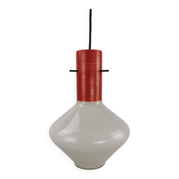Italian hanging lamp glass by Targetti Sankey