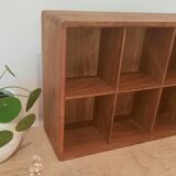 Wooden wall shelf