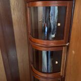 Small English wardrobe from the Art Deco period in walnut veneer - The elegance of rarity