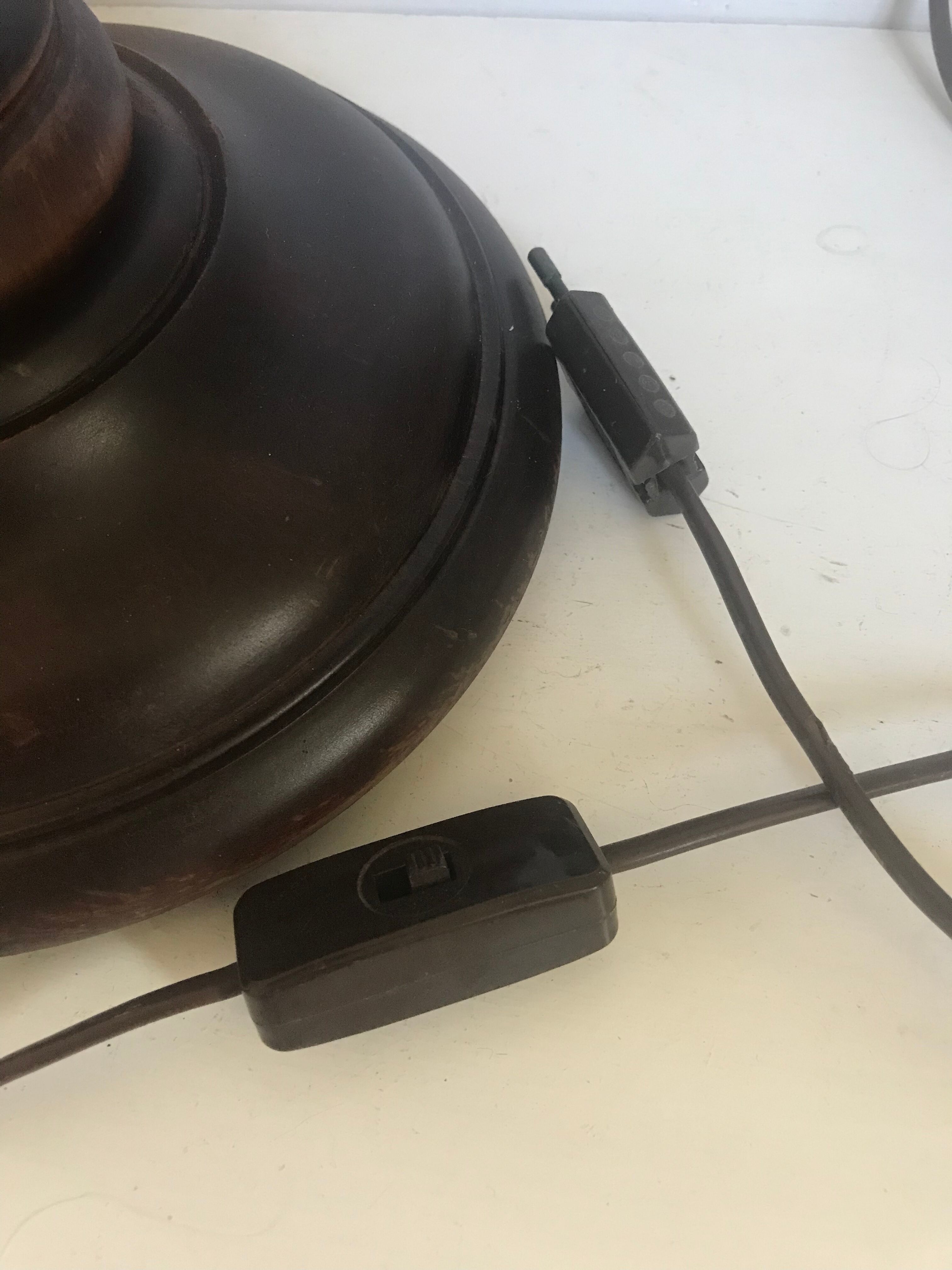 Vintage wooden lamp 47cm