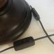 Lampe en bois vintage 47cm