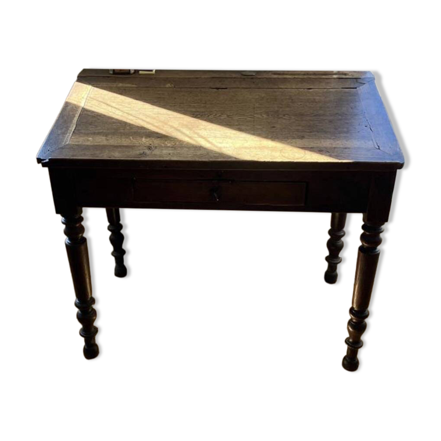 Antique sloped desk / vintage secretary