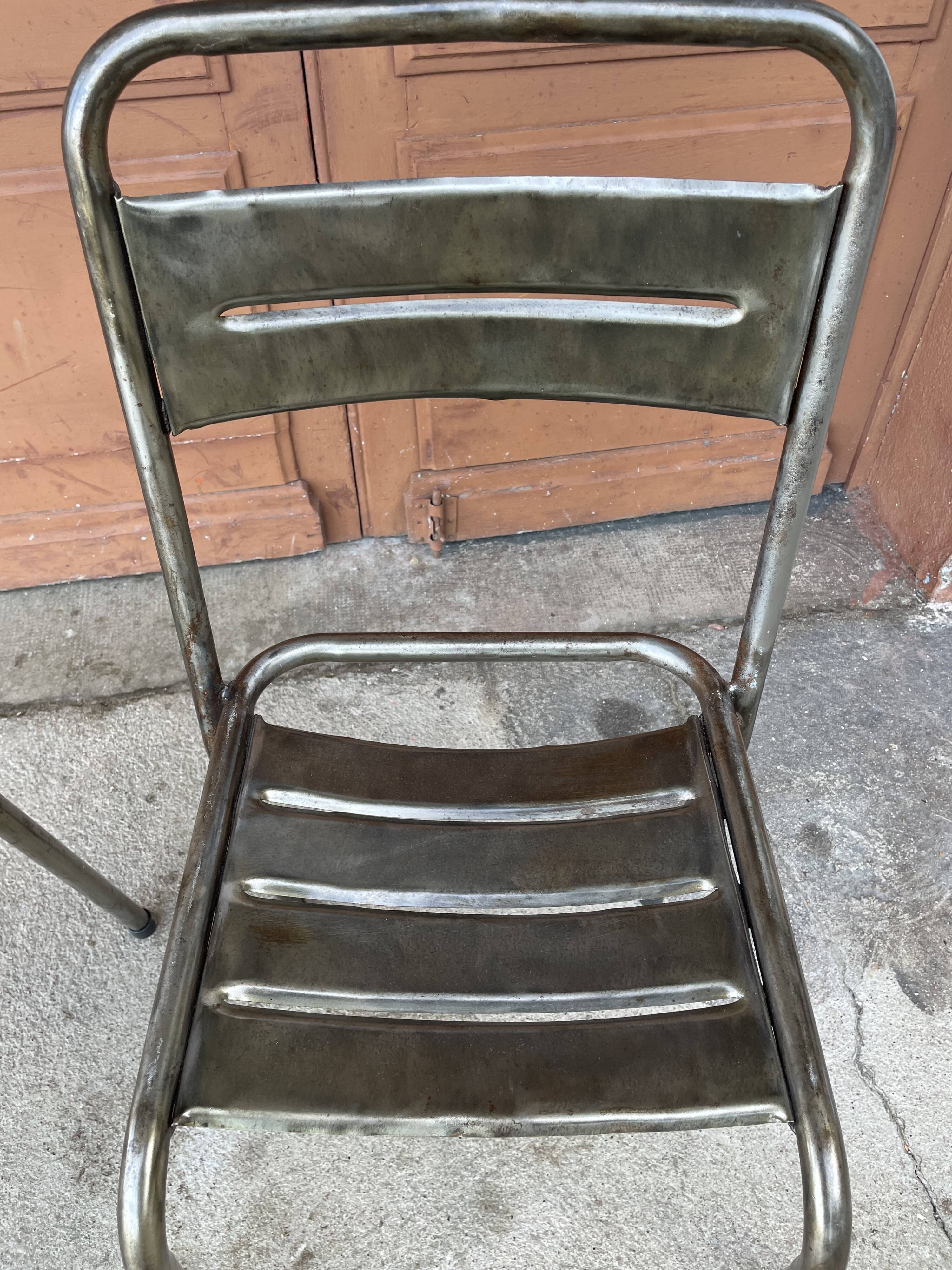 Industrial style table and chairs