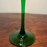Wine glass with grape decoration