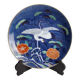 Large decorative porcelain plate from Arita — Mineyama Kiln