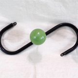 Coat rack vintage hook 50s rockabilly metal and wooden balls color red green yellow vintage France