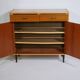 Commode en teck buffet vintage années 60 armoire meuble à chaussures