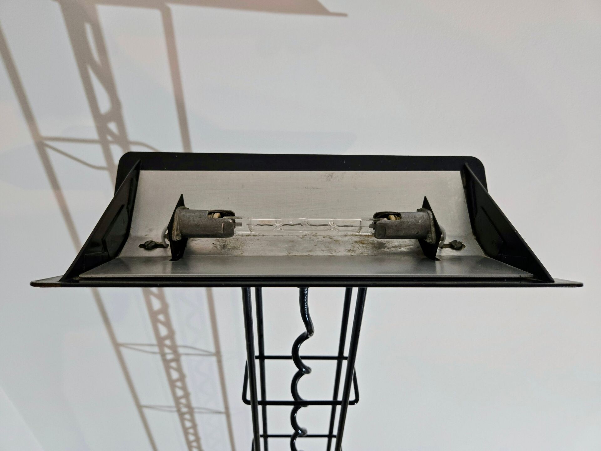 Postmodern halogen floor lamp from the 1980s - Italian style