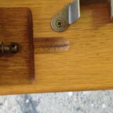 Vintage rattan wood bed