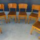Lot of 6 bistro chairs