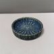 Ashtray in blue hares fur glaze from Rörstrand Sweden, by Gunnar Nylund