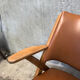 Fauteuil dal vera vintage circa 1950