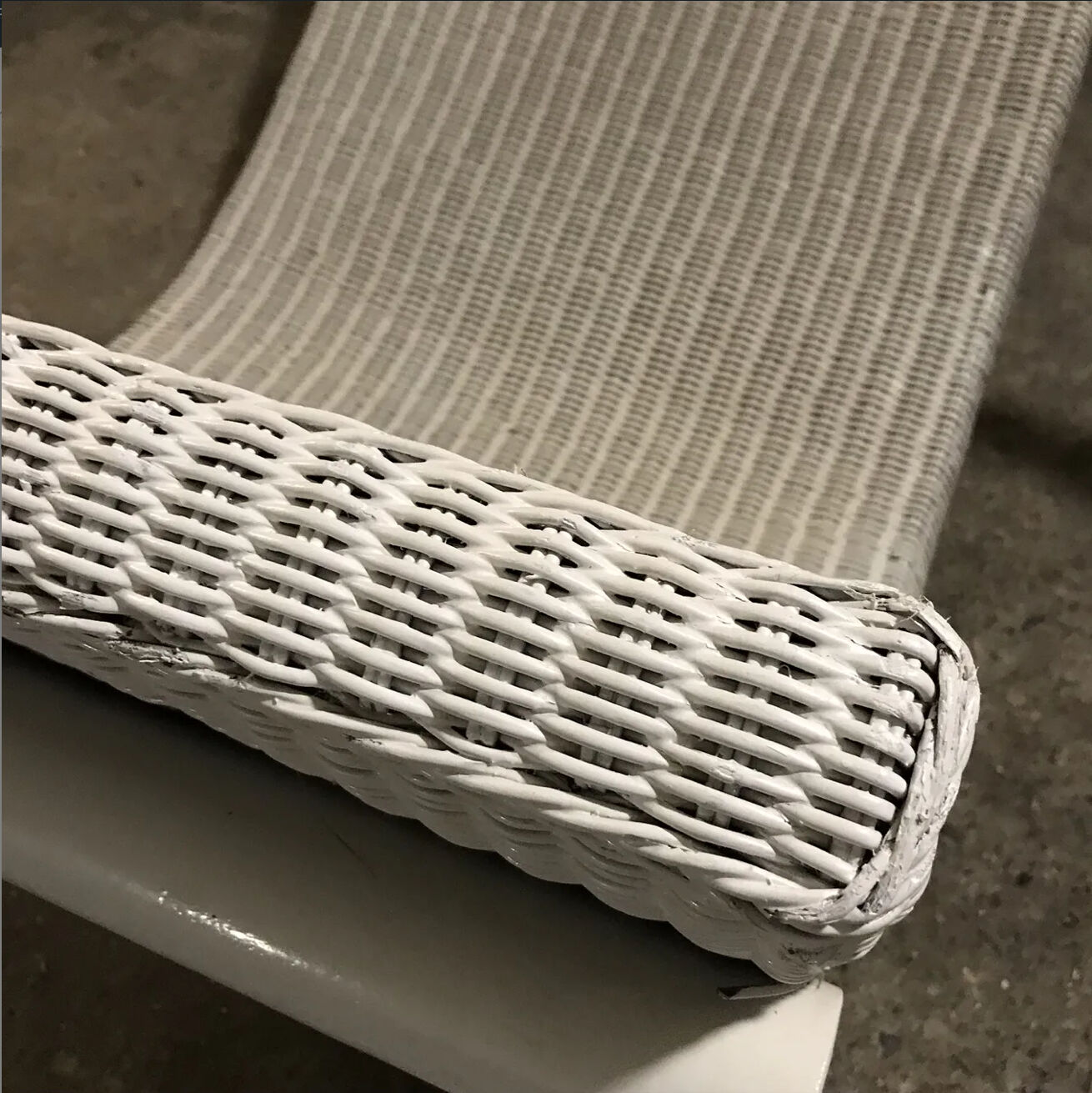 Pair of wicker chairs 1970