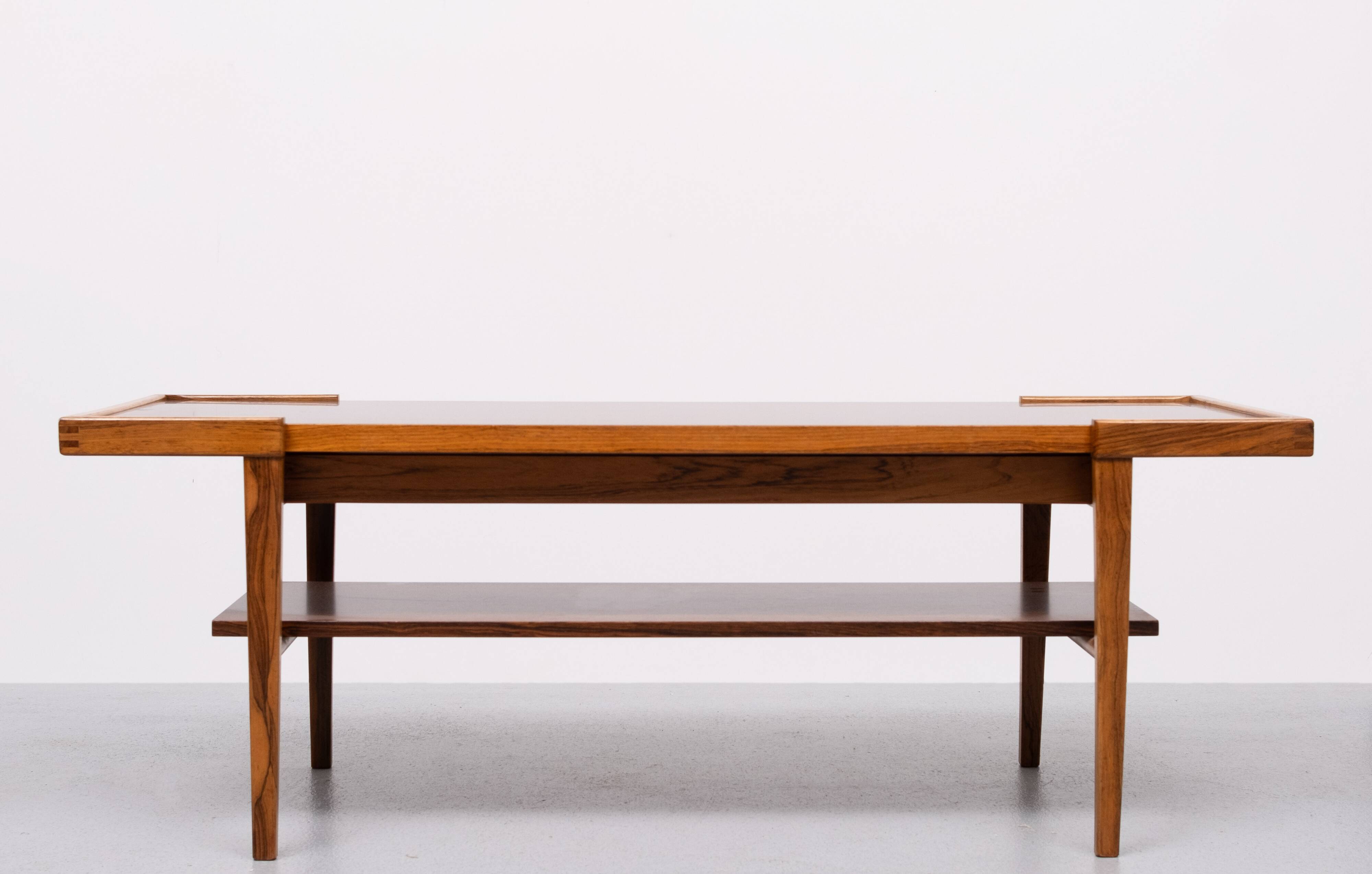 Mid Century Modern 1960s Rosewood Coffee Table