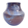 Vase bleu et marron Dieulefit