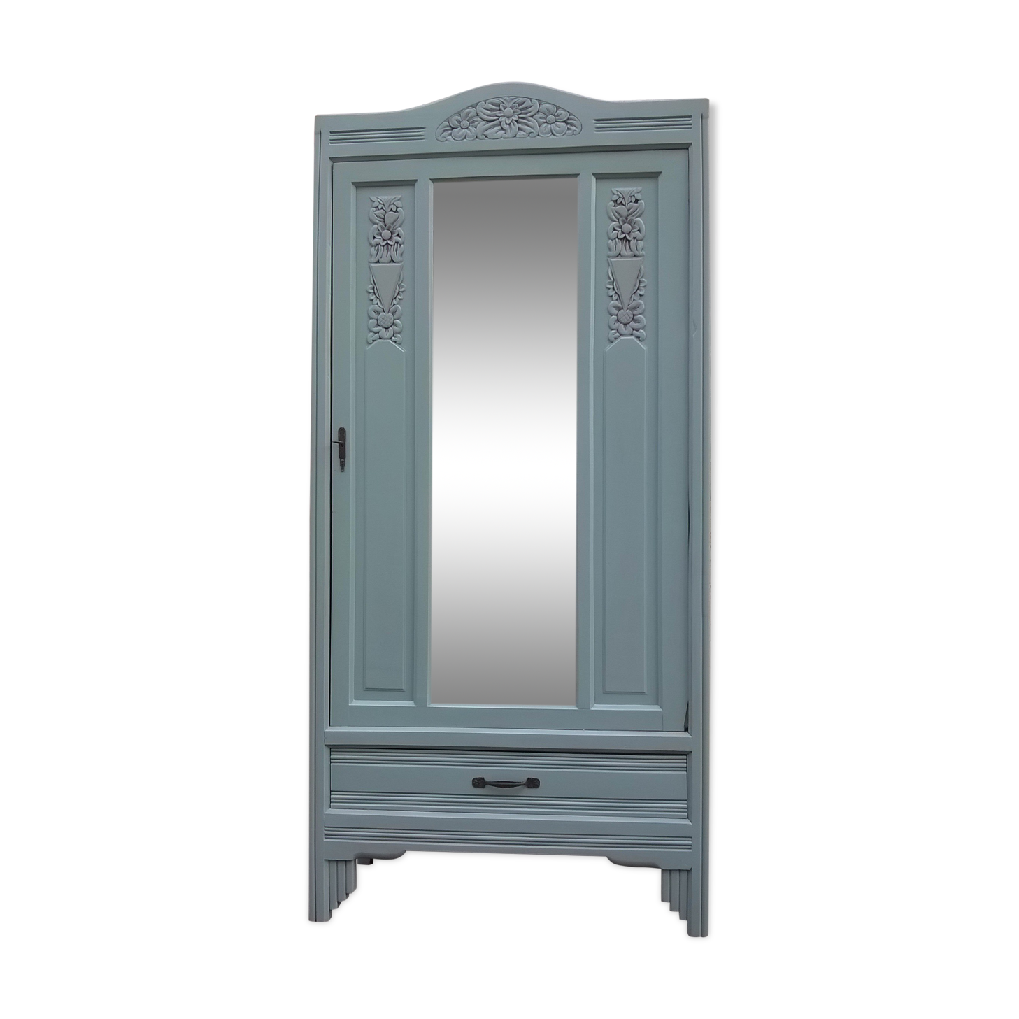 Green parisian wardrobe jade art deco
