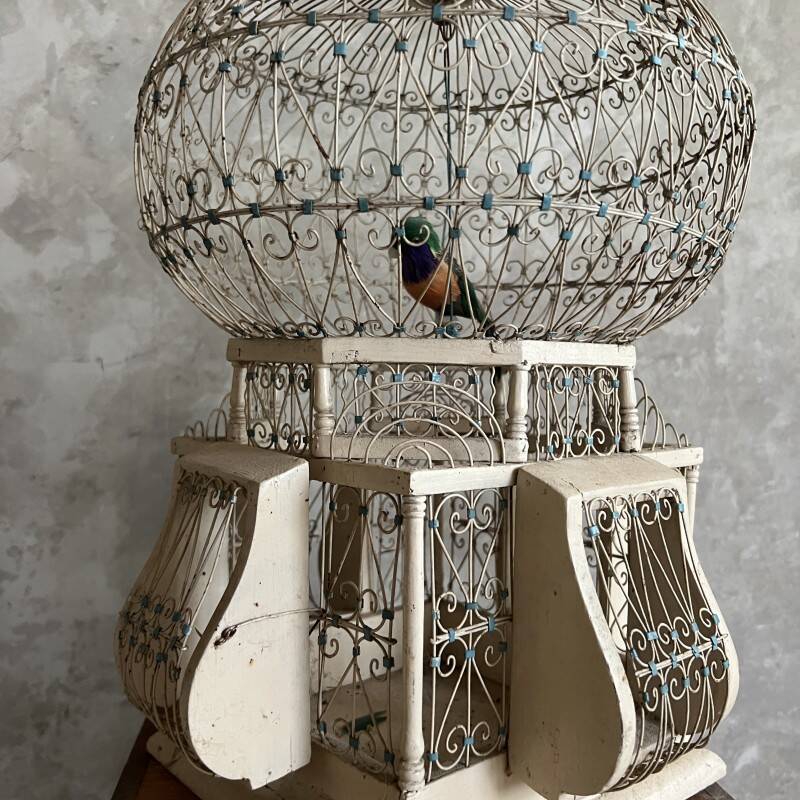 Antique birdcage
