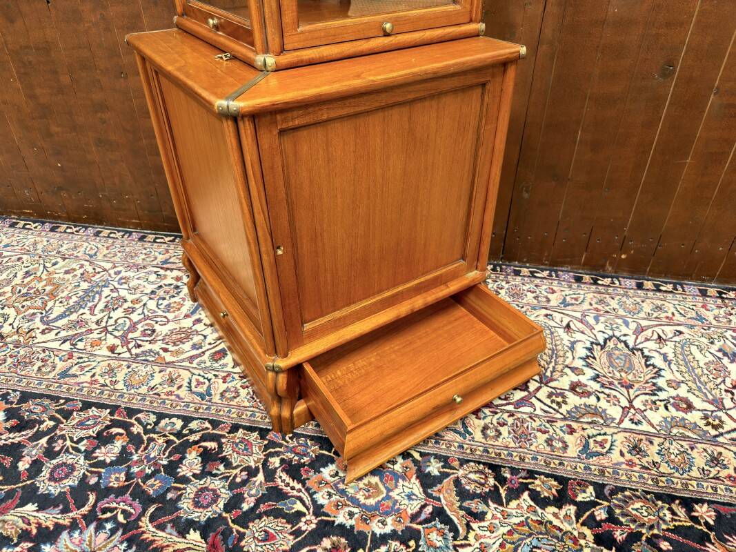 Original Globe Wernicke English Display Museum Cabinet