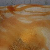 Pair of sconces 1970 design molded glass