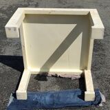 Bone marquetry coffee table