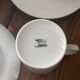 Thomas Germany Medallion Silver Rimmed Porcelain Tea Set