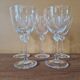 Daum France - Série de 5 verres à vin en cristal modèle Boléro - 15,7cm