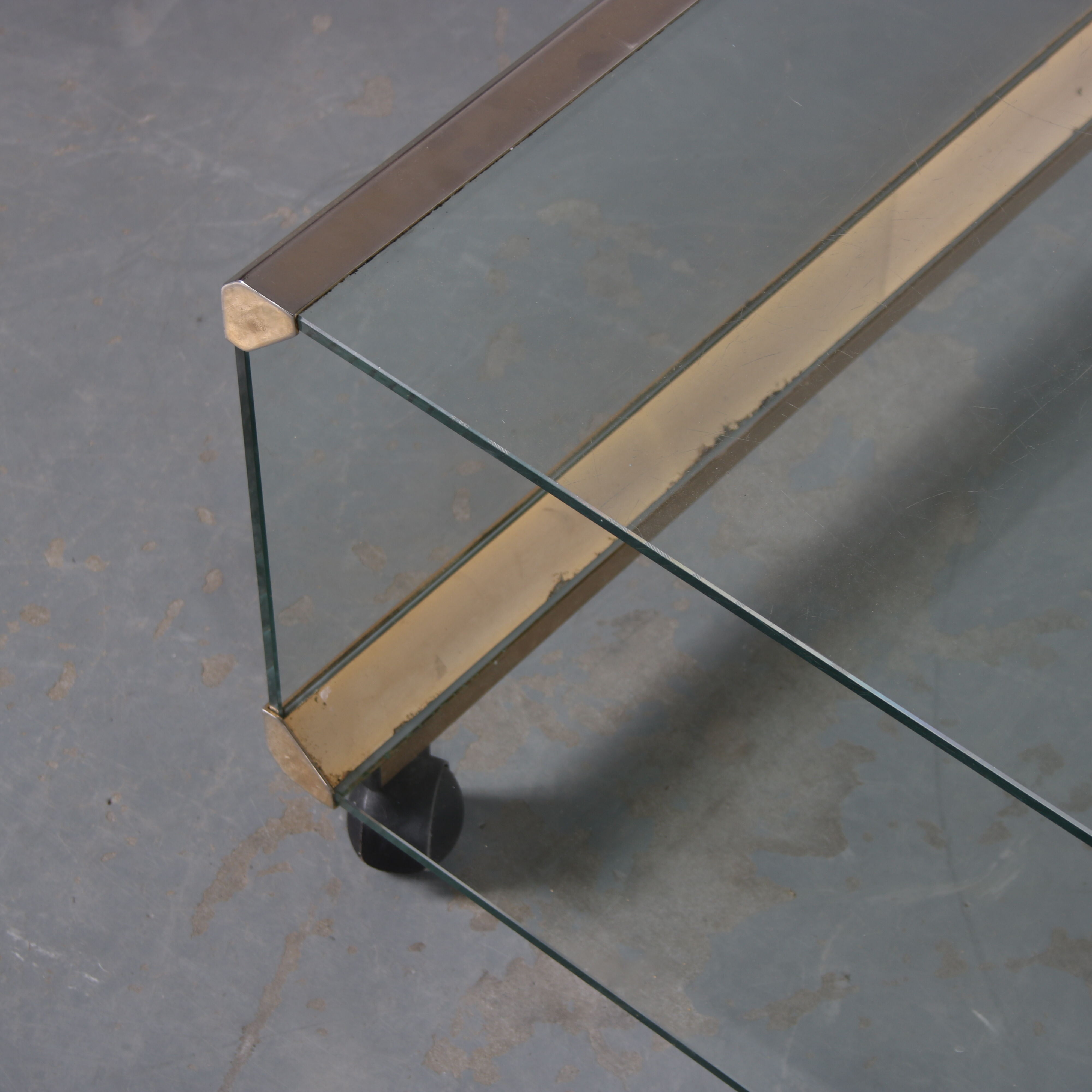 1970s Double coffee table by Gallotti & Radice, Italy