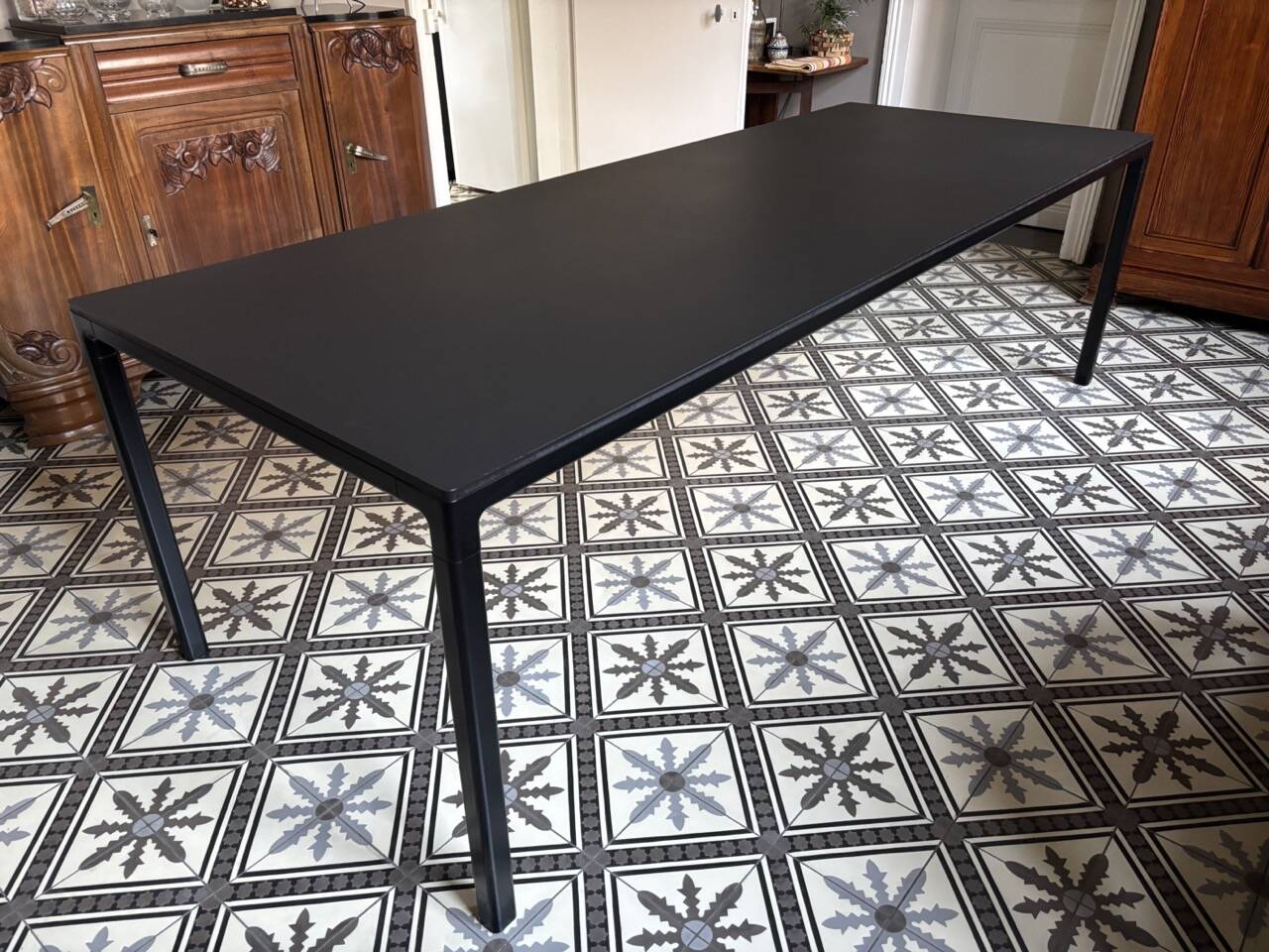 Black table Scandinavian model T12 HAY