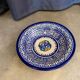 Saladier terre cuite origine maroc tons bleus