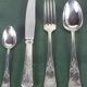 Ménagère complète plaquée argent 500, années 70