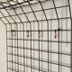 Wall coat rack steel wire