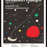 Poster the nights of the Maeght foundation