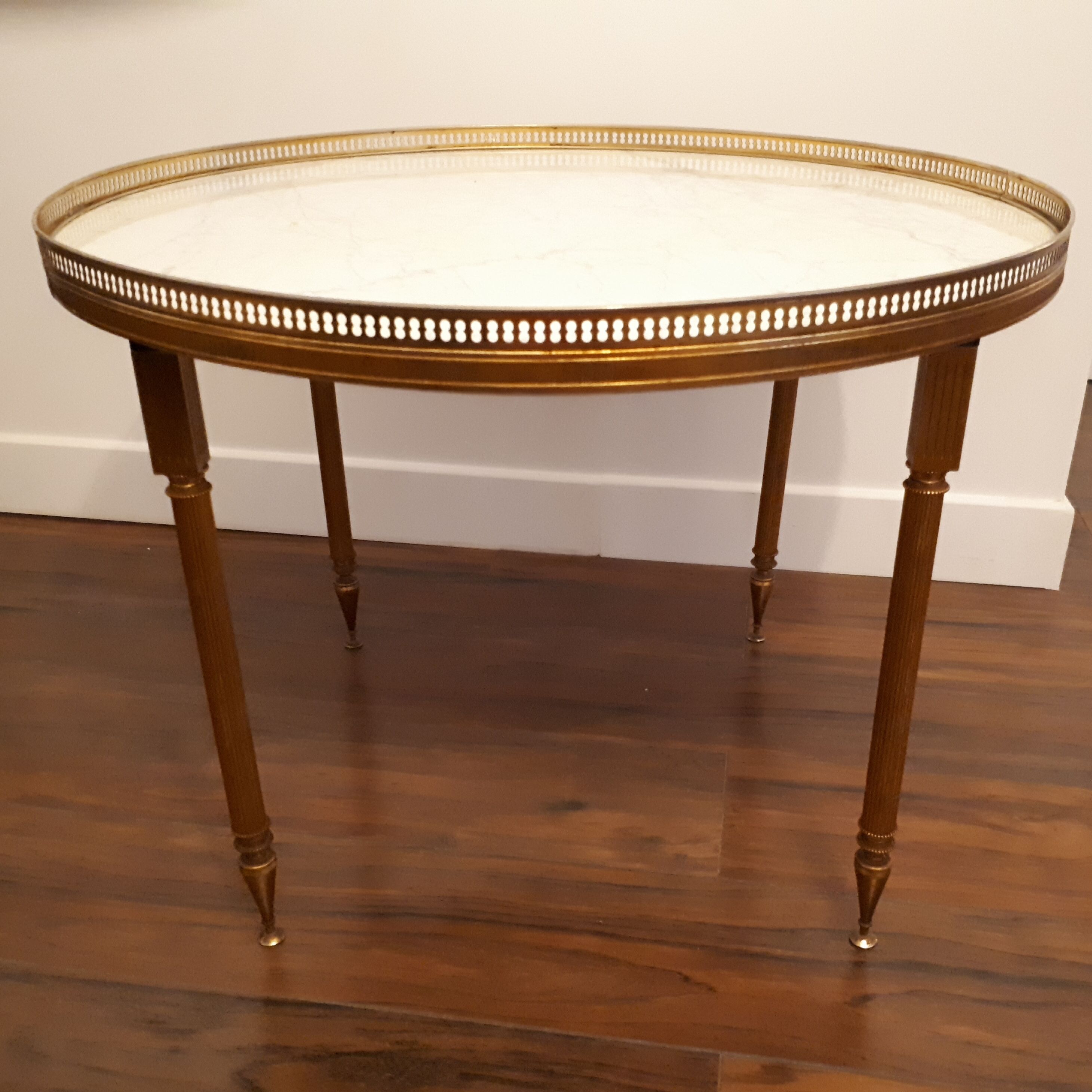 Louis XVI hot water table - Laiton/copper