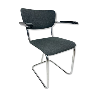 Grey cantilever chair