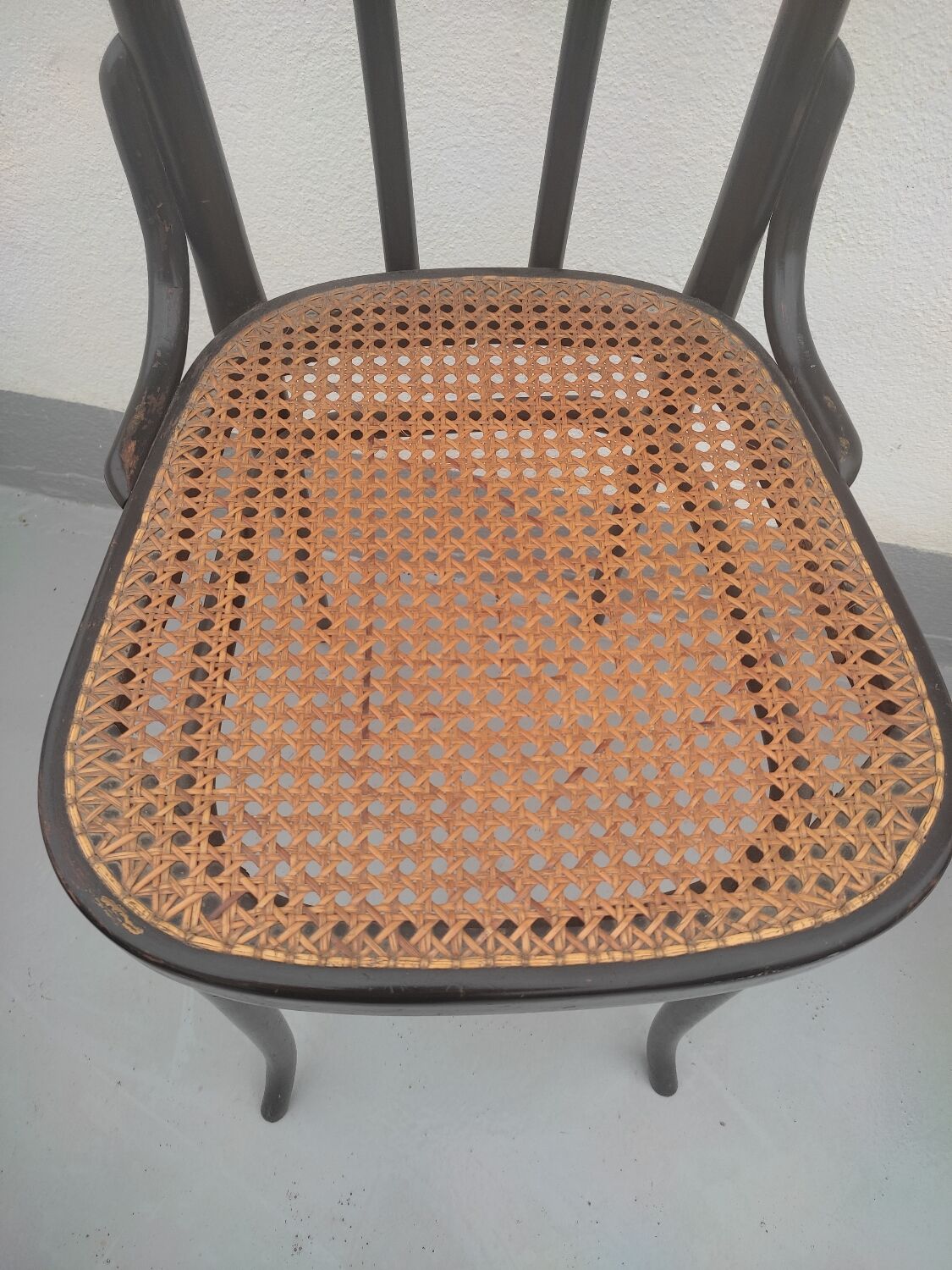 Thonet curved wooden bar chair