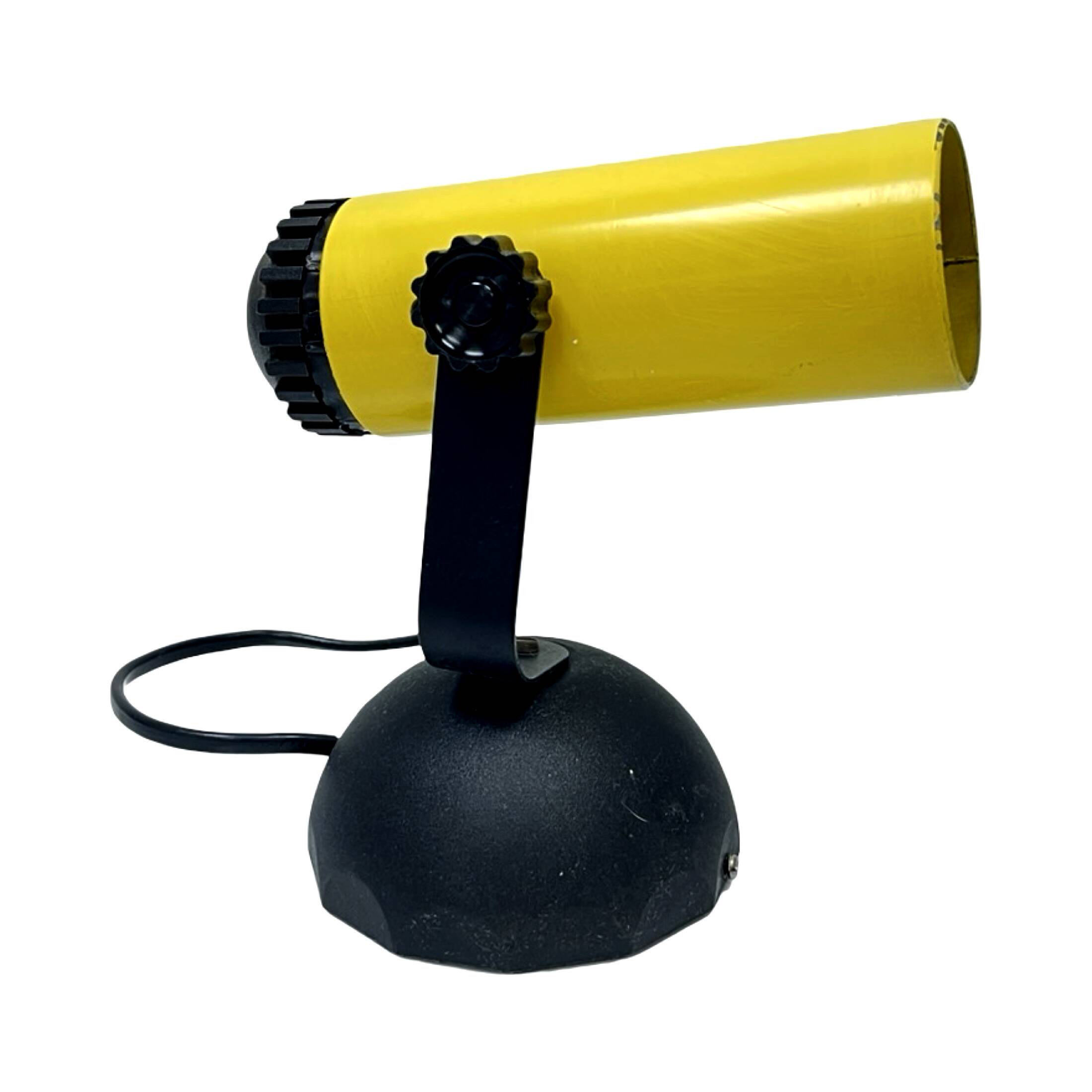 Yellow lamp, wall lamp POLAM PIŁA Type 12, Poland 1970s.