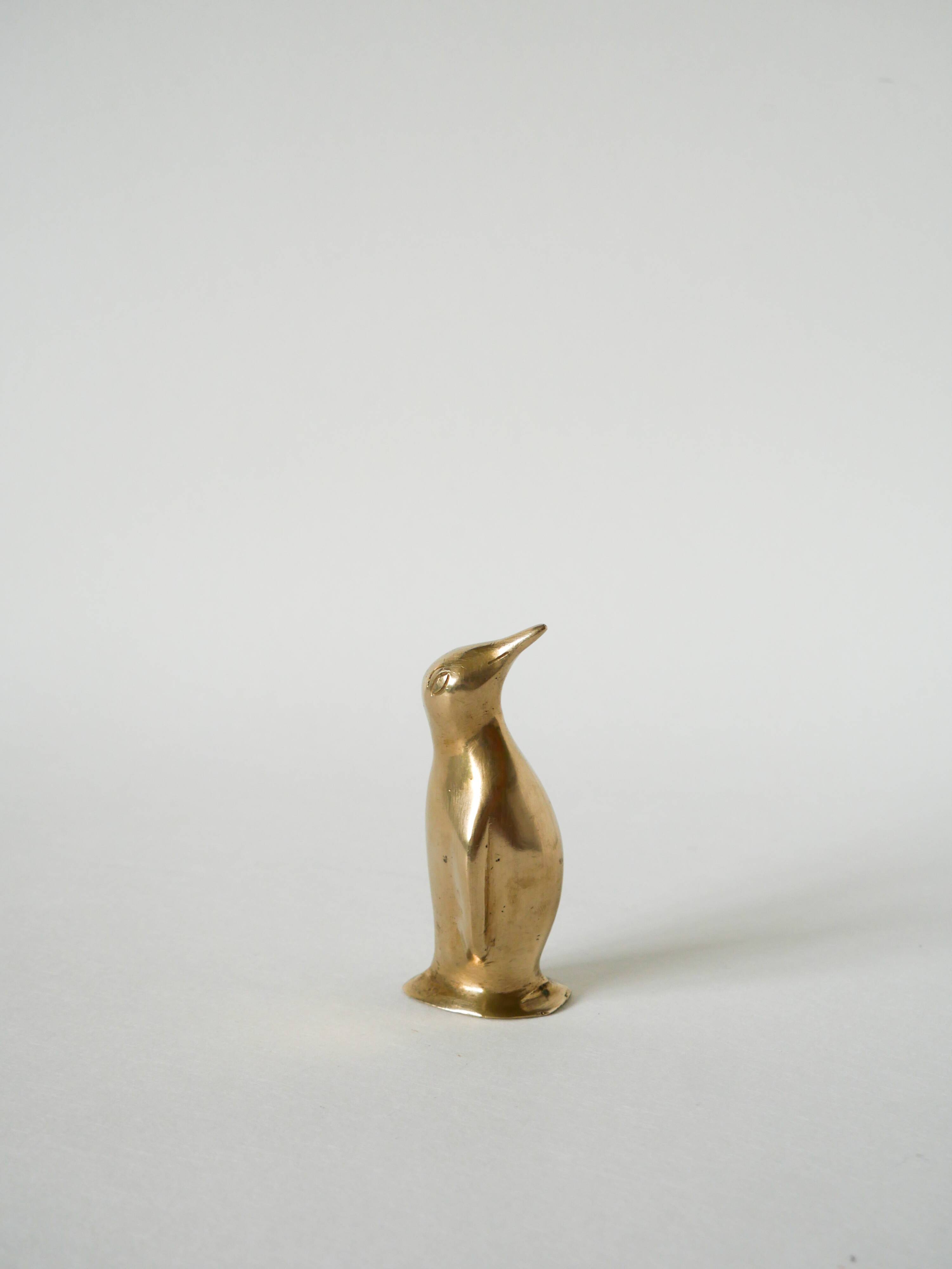 Brass animal, Penguin, 1950