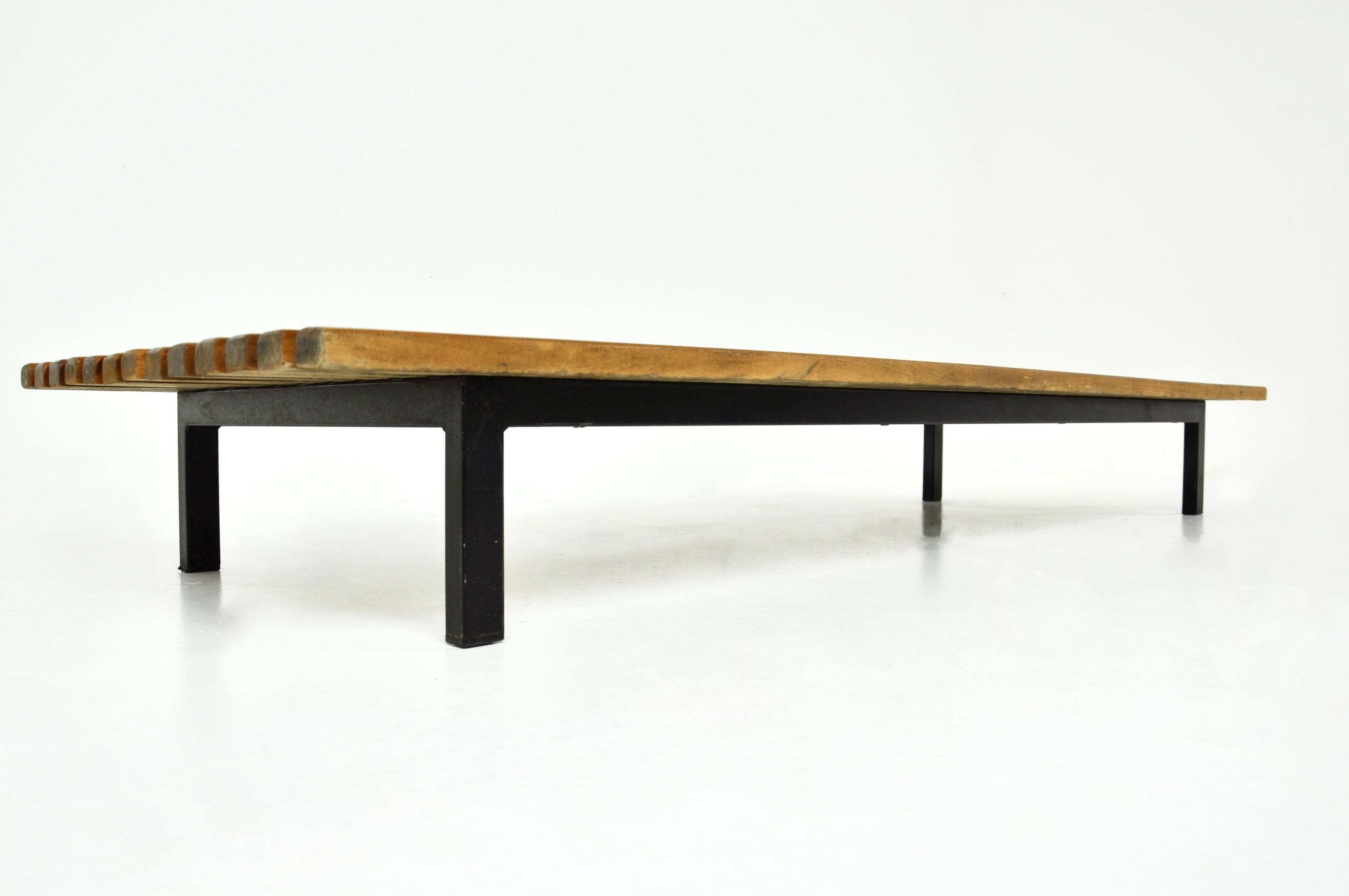 “Cansado” bench by Charlotte Perriand for Steph Simon, 1950s