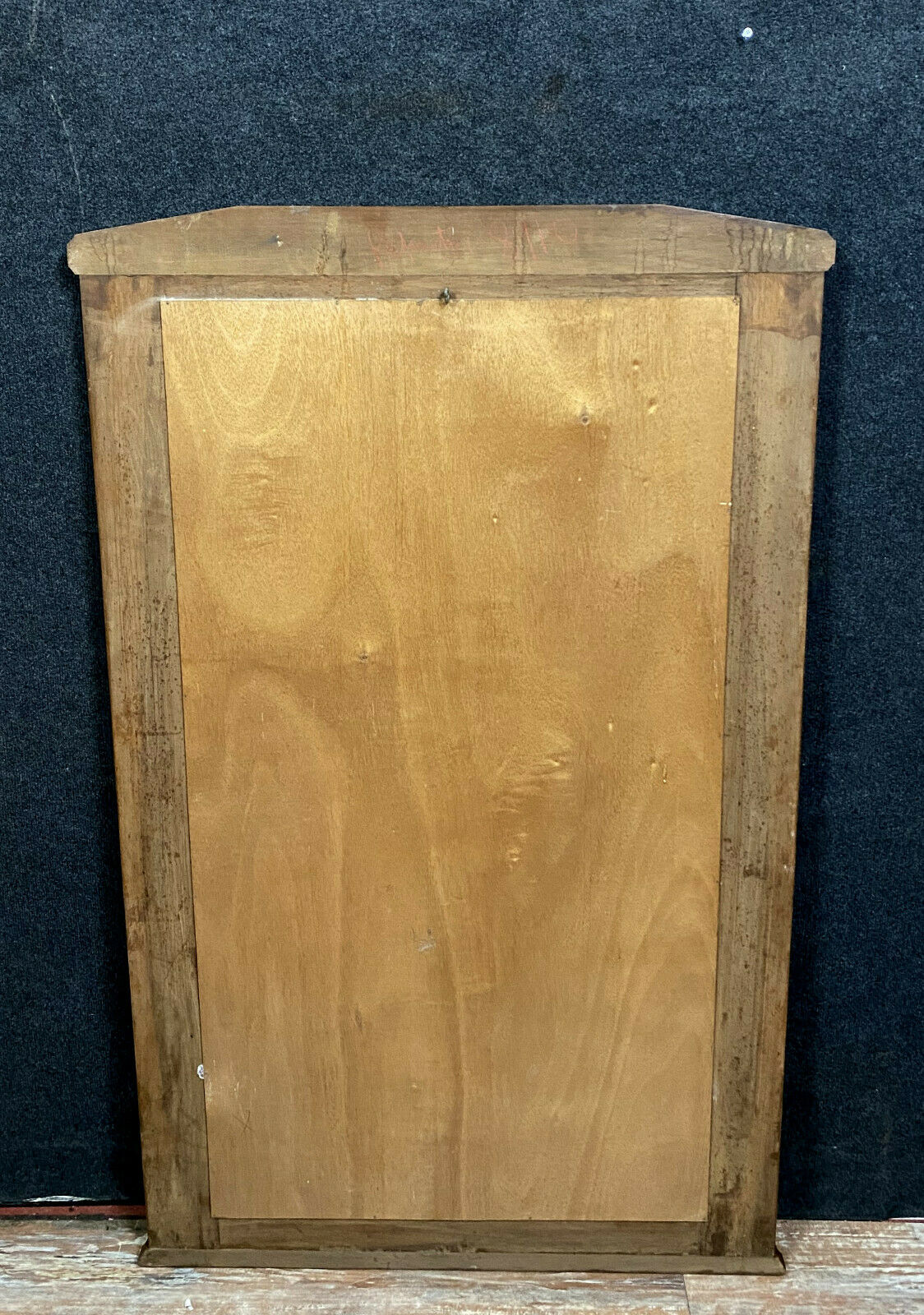 Mirror art Deco era in walnut patina blonde patina