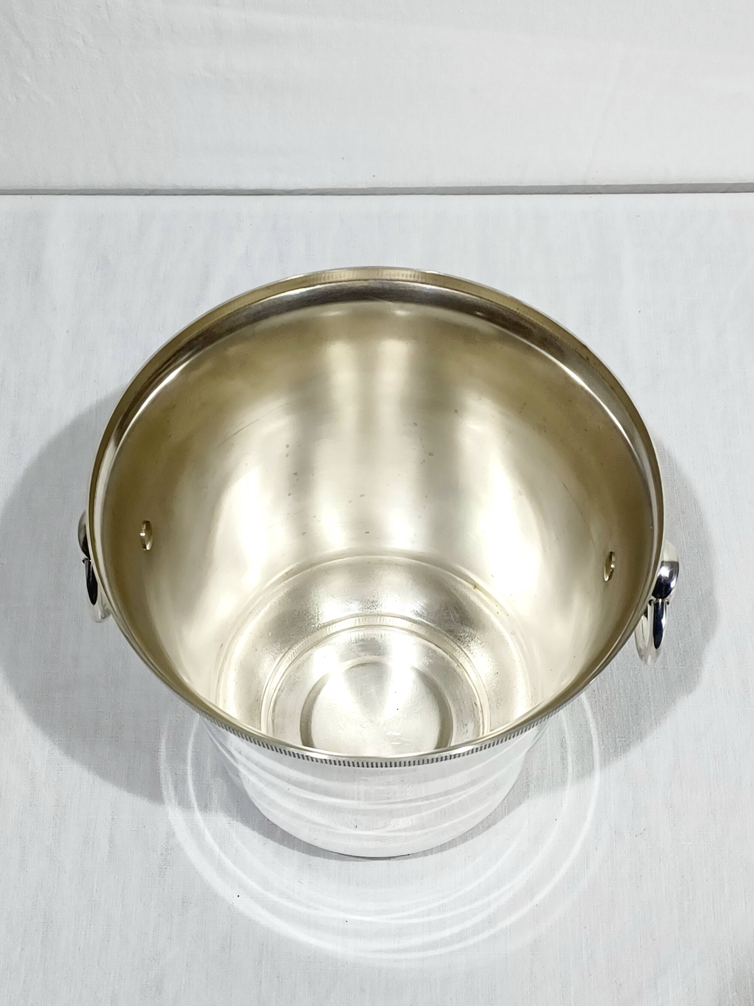 Silver-plated champagne bucket