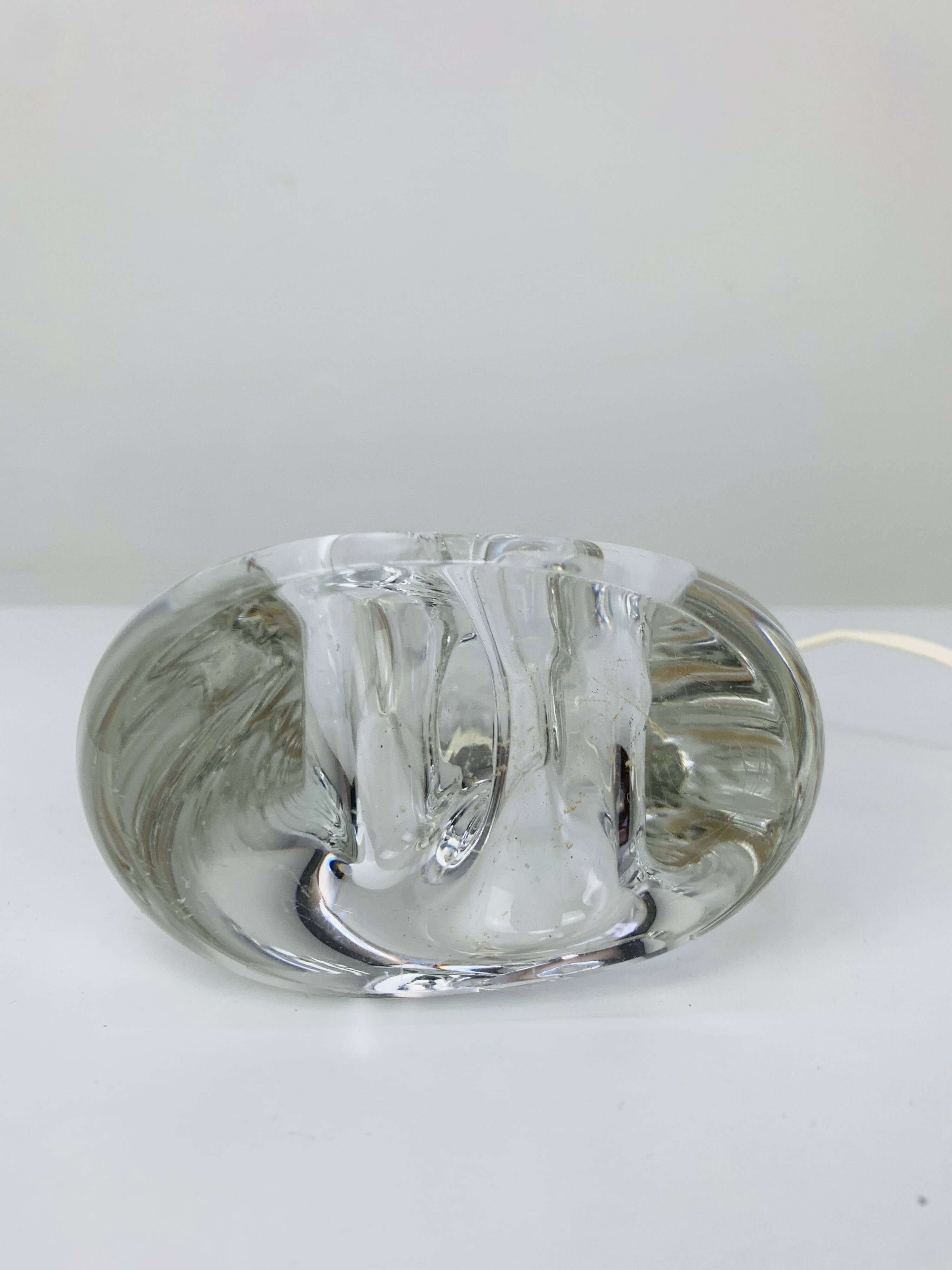 Vintage crystal lamp from the 60s