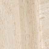 Table basse carrée Saturne en travertin, 1980s