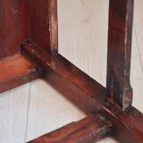 Chaise moucharabieh en bois exotique