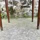 Louis XVI style bedside table in bronze, marble and ceramic