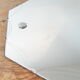 Miroir octogonal biseauté gravé 51x39cm